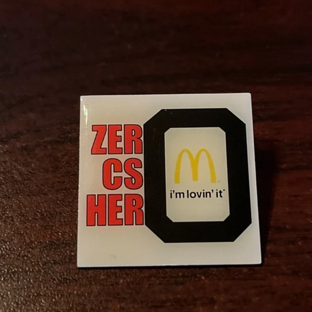 McDonald’s Zero CSO‎ Hero Employee Lapel Hat Pin